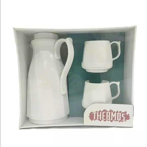 Thermos Dining Vintage 993 Thermos Coffee Carafe Gift Set Hot And